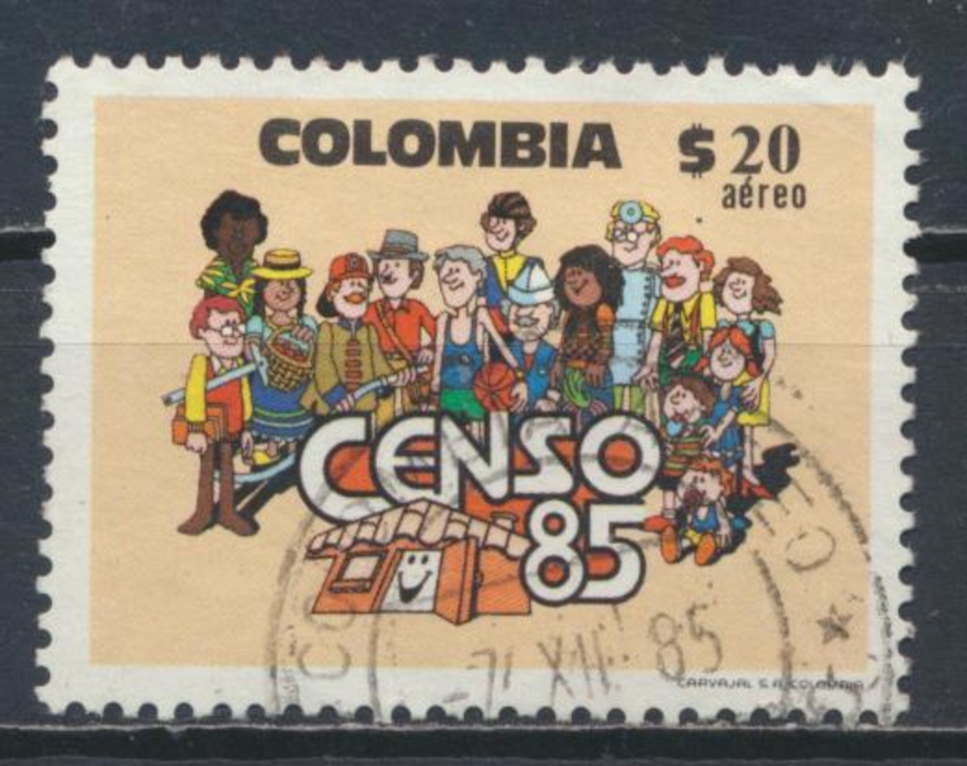 °°° COLOMBIA - Y&T N°743 PA - 1985 °°° - Colombia