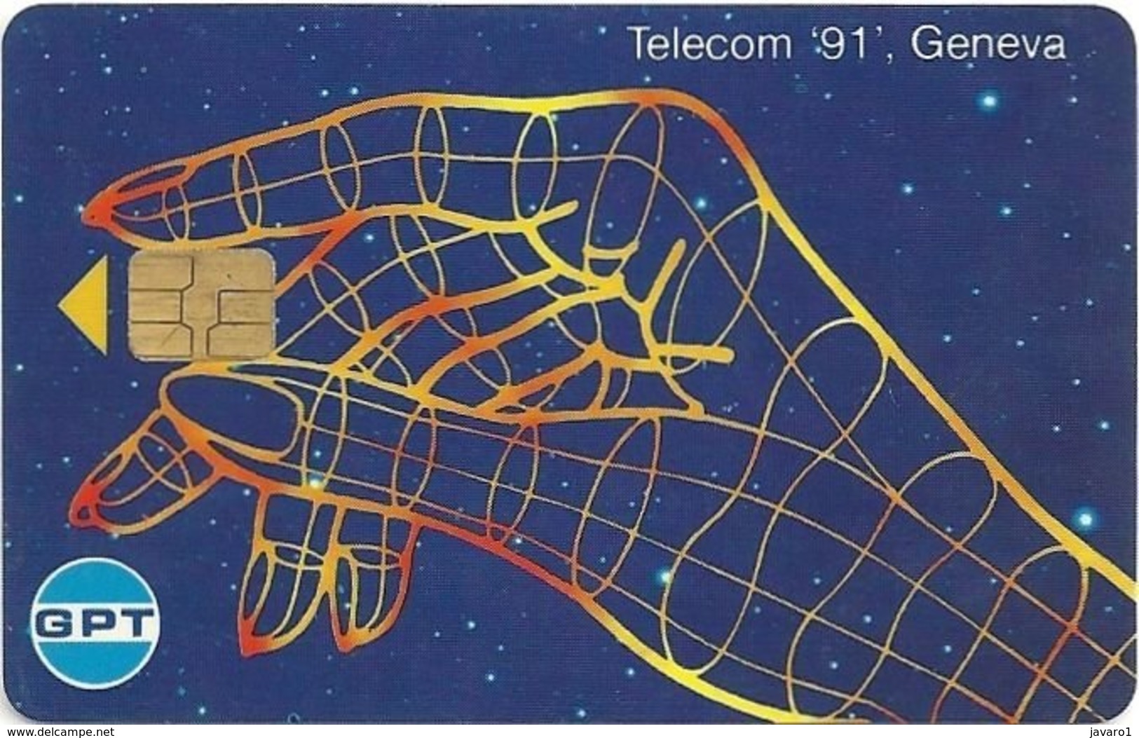 UK_GPTPROM : P26 GPT Chip 'Telecom Geneva' Hand USED - Da Identificare