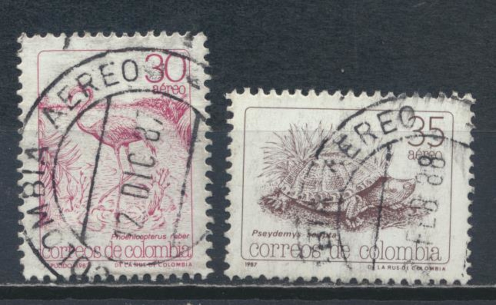 °°° COLOMBIA - Y&T N°766/73 PA - 1987 °°° - Colombia