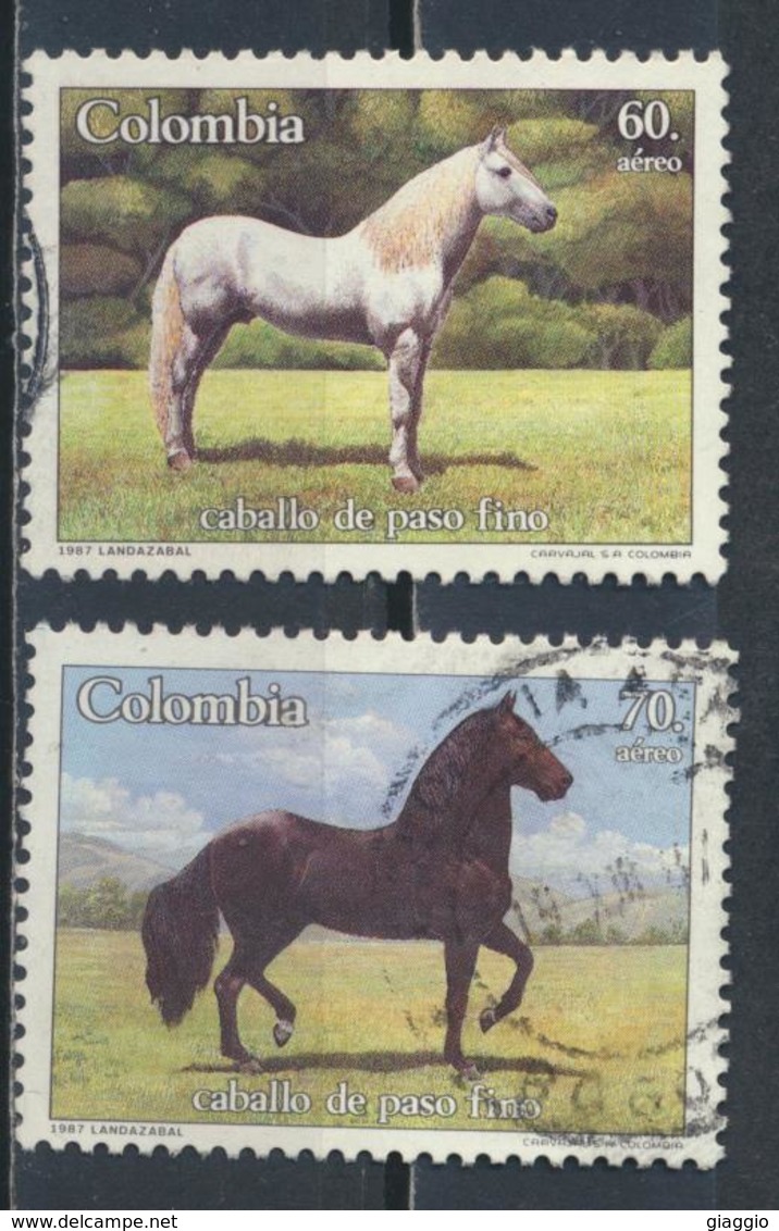 °°° COLOMBIA - Y&T N°767/68 PA - 1987 °°° - Colombia