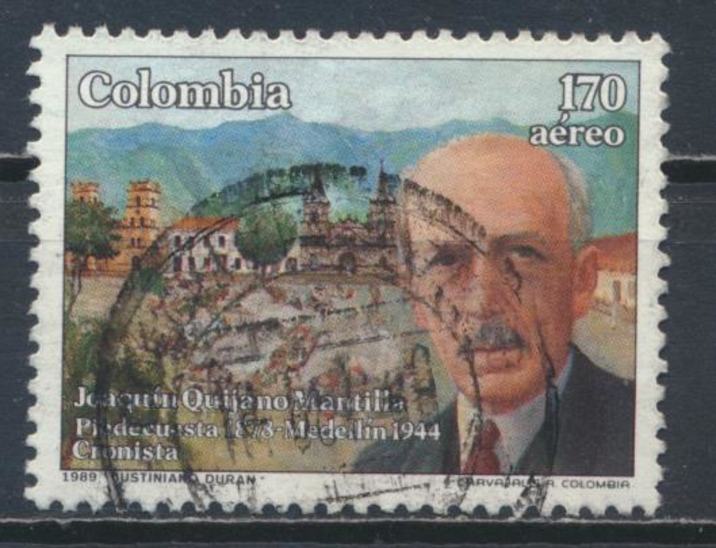 °°° COLOMBIA - Y&T N°804 PA - 1989 °°° - Colombia