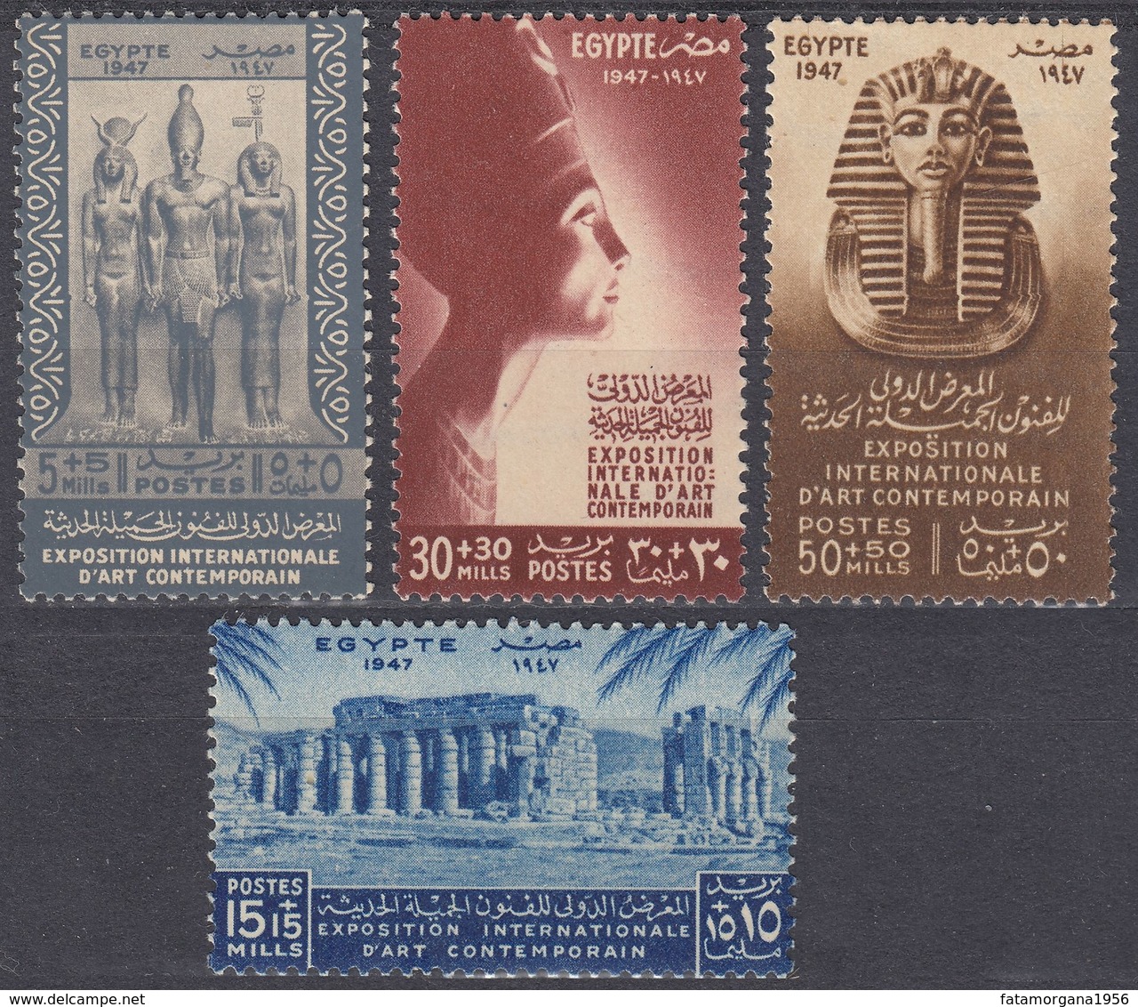 EGITTO - 1947 - Serie Completa Nuova MNH: Yvert 250/253 Per Complessivi 4 Valori. - Ungebraucht