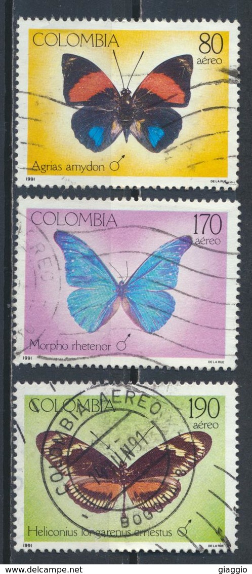 °°° COLOMBIA - Y&T N°828/30 PA - 1991 °°° - Colombia