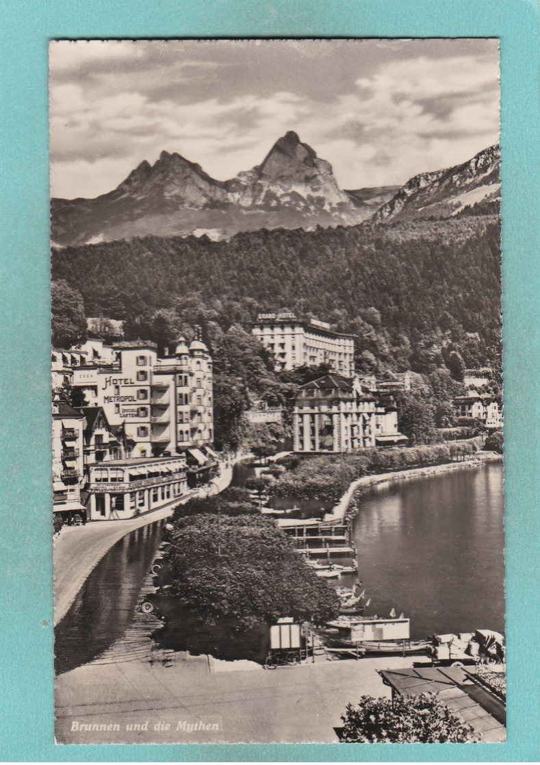 Old Post Card Of Brunnen Und Die Mythen, Schwyz, Switzerland ,R59. - Other & Unclassified