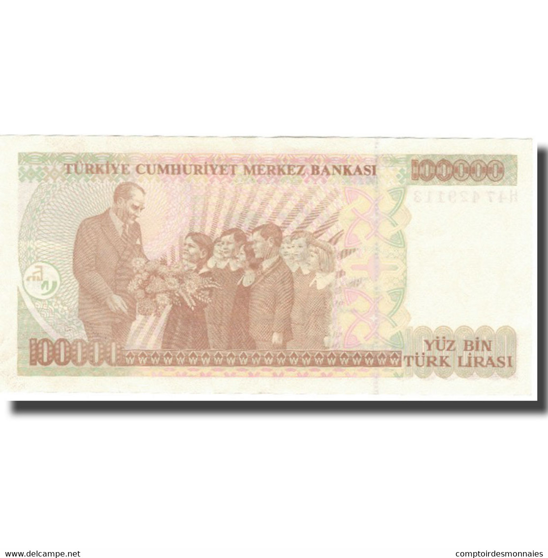 Billet, Turquie, 100,000 Lira, 1970, 1970, KM:205, SUP - Turquie