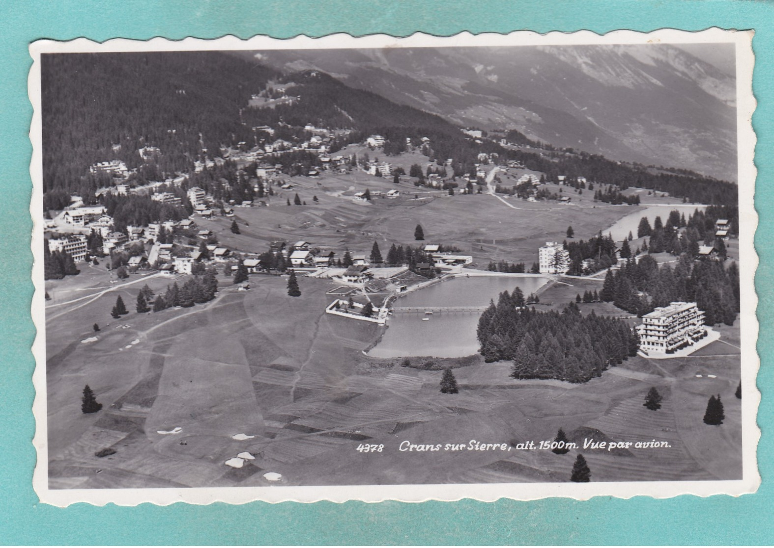 Old Post Card Of Crans Sur Sierre,Valais, Switzerland,R60. - Sierre