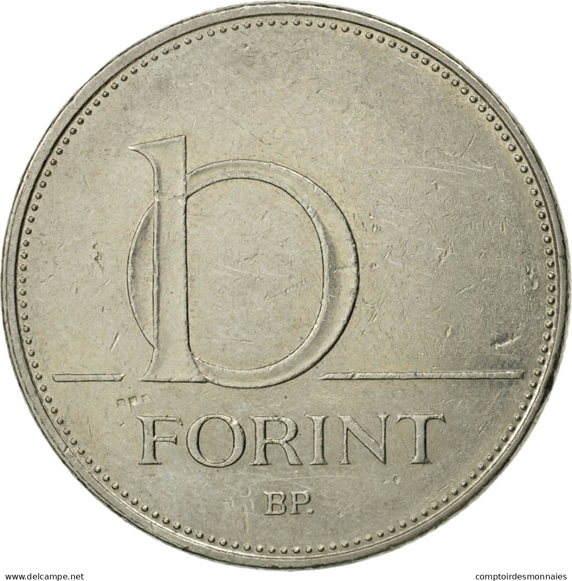 Monnaie, Hongrie, 10 Forint, 2007, TTB, Copper-nickel, KM:695 - Hongrie