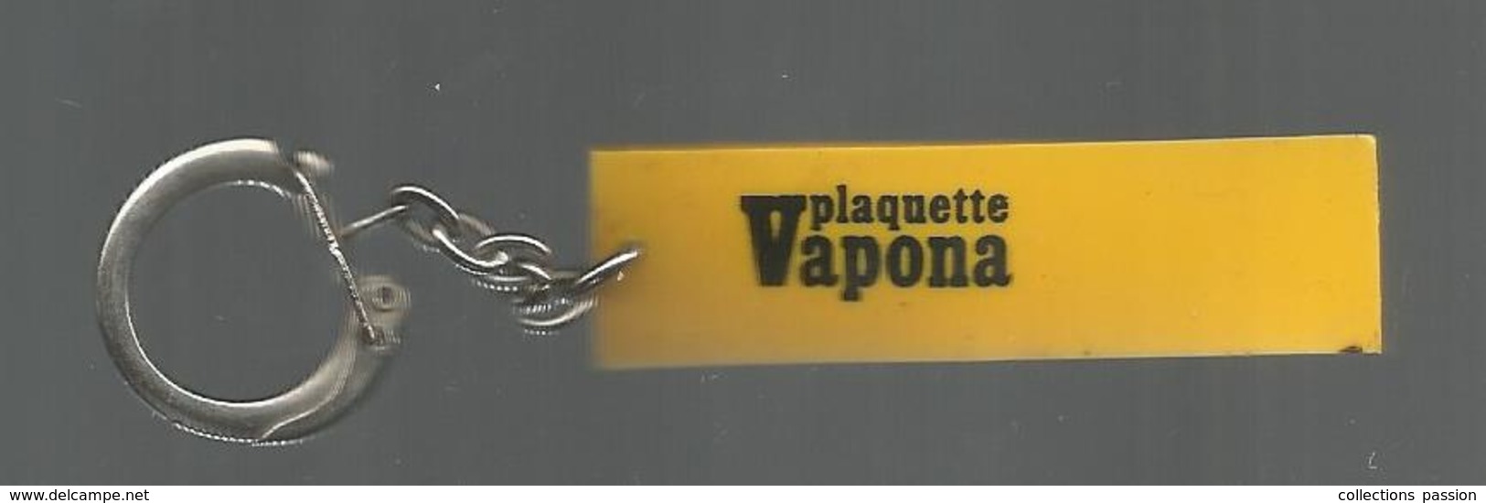 Porte Clefs ,clés, Plaquette VAPONA ,  Un Insecticide SHELLTOX , 2 Scans ,  Frais Fr 1.95 E - Porte-clefs