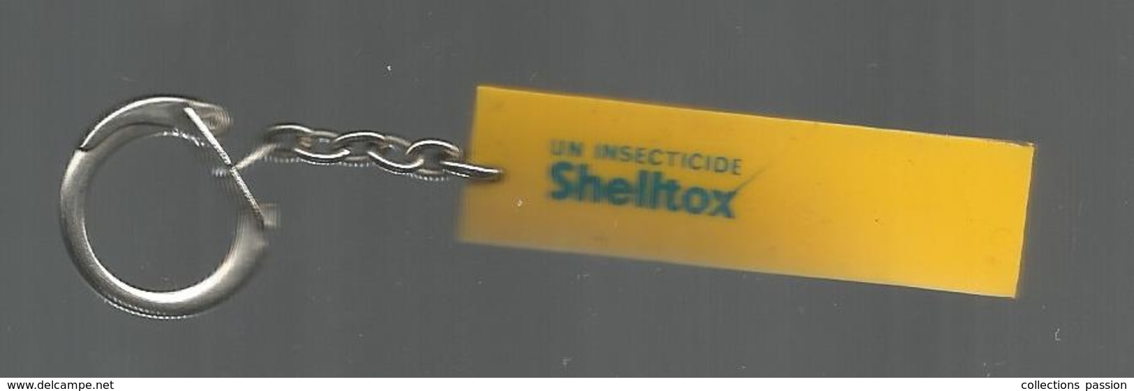 Porte Clefs ,clés, Plaquette VAPONA ,  Un Insecticide SHELLTOX , 2 Scans ,  Frais Fr 1.95 E - Porte-clefs