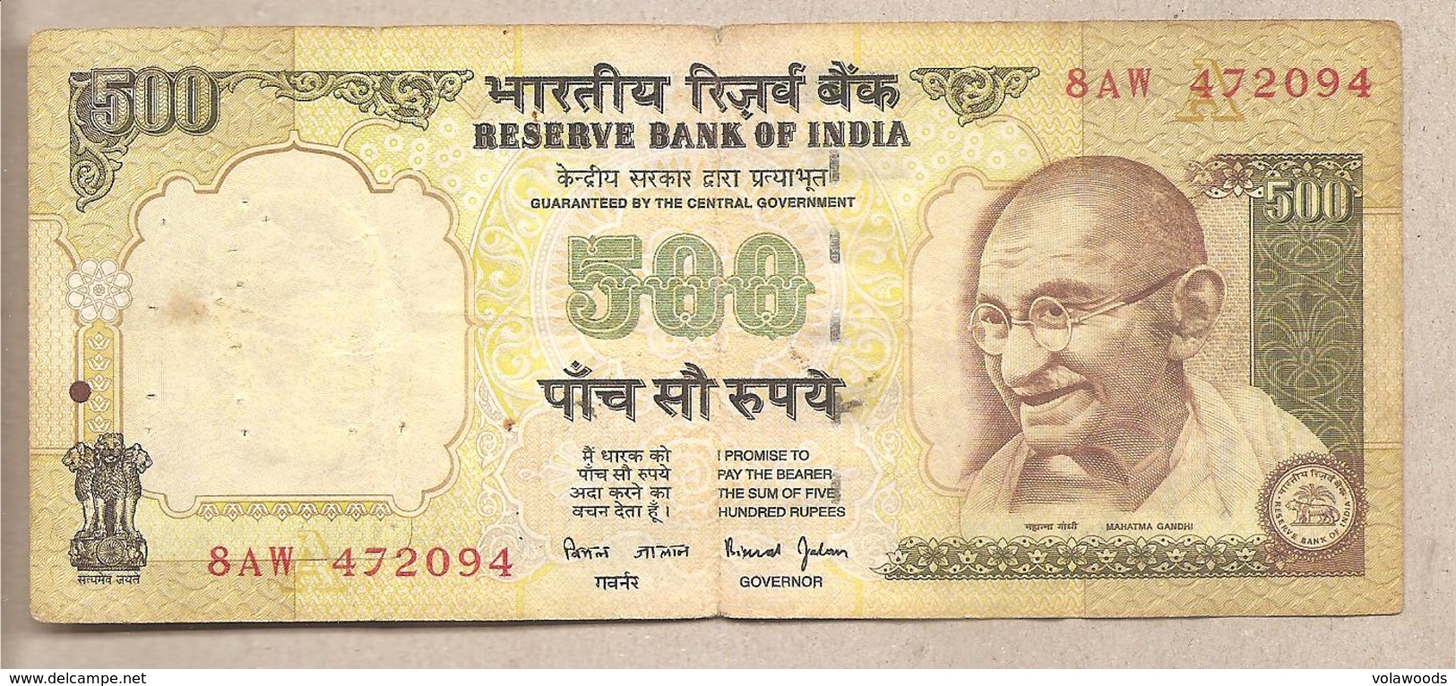 India - Banconota Circolata Da 500 Rupie P-93b - 2000 - India
