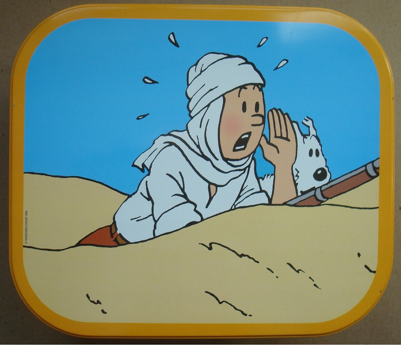 Tintin. - Le Crabe Aux Pinces D'or. - Boîte Métallique Delacre 2009. - Werbeobjekte