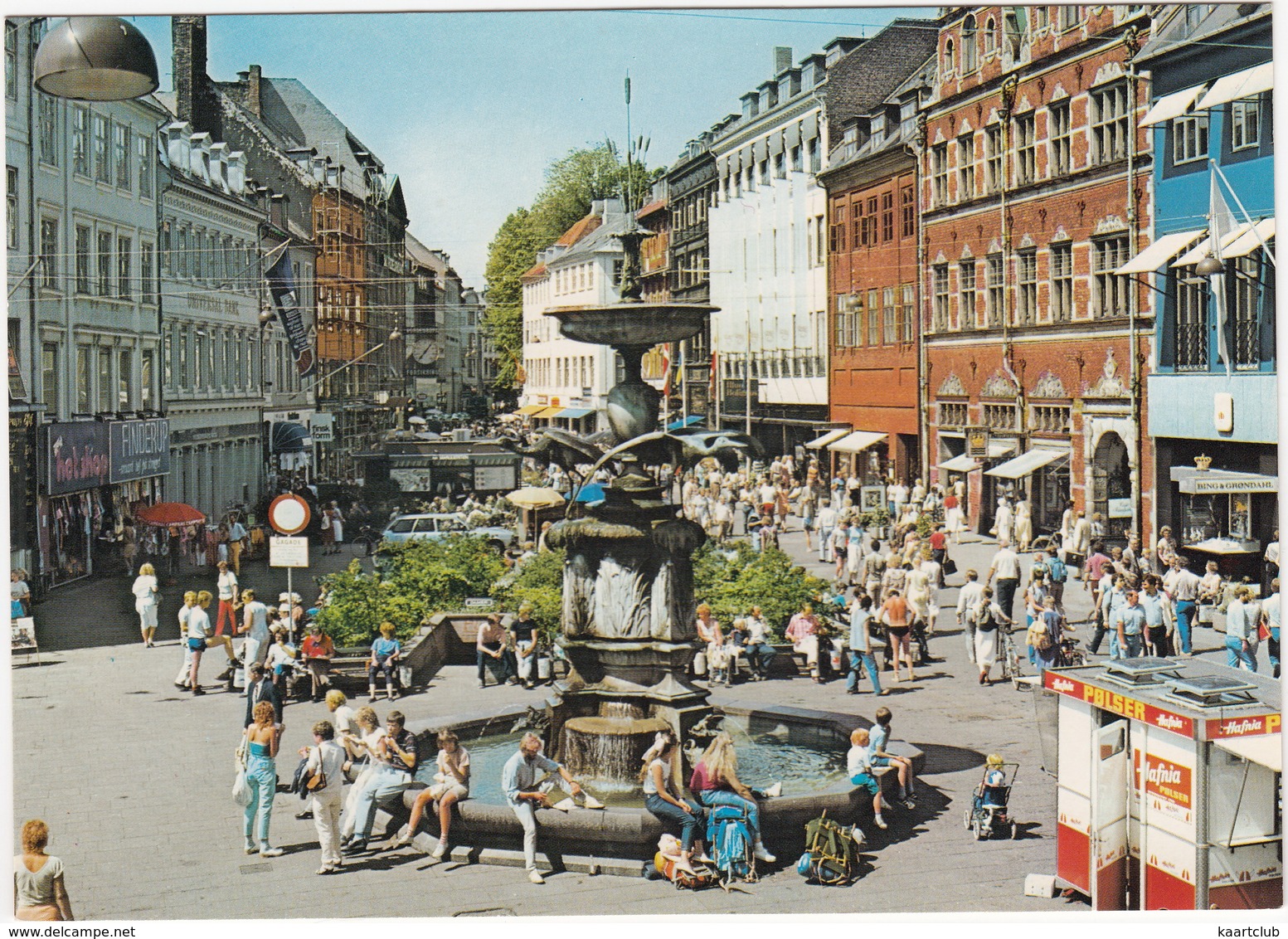 Copenhagen: Fountain With Storks / Storkespringvandet - (DK.) - Denemarken