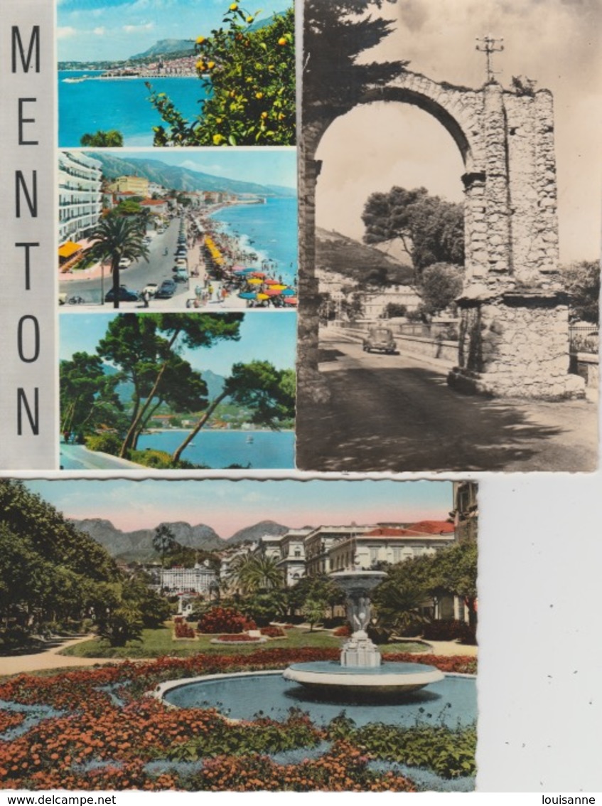 18/11/66 -  LOT  DE. 11  CP   CPSM  DE  MENTON  ( 06 ) - Toutes Scanées - 5 - 99 Cartes