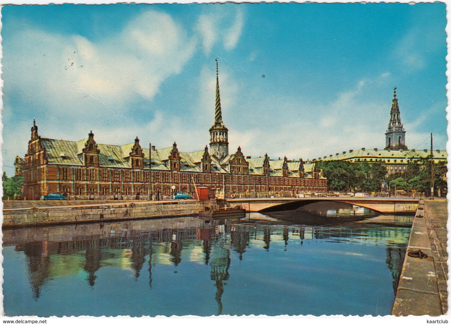 Copenhagen - The Exchange And Christiansborg Palace   - (1962) - (DK.) - Denemarken