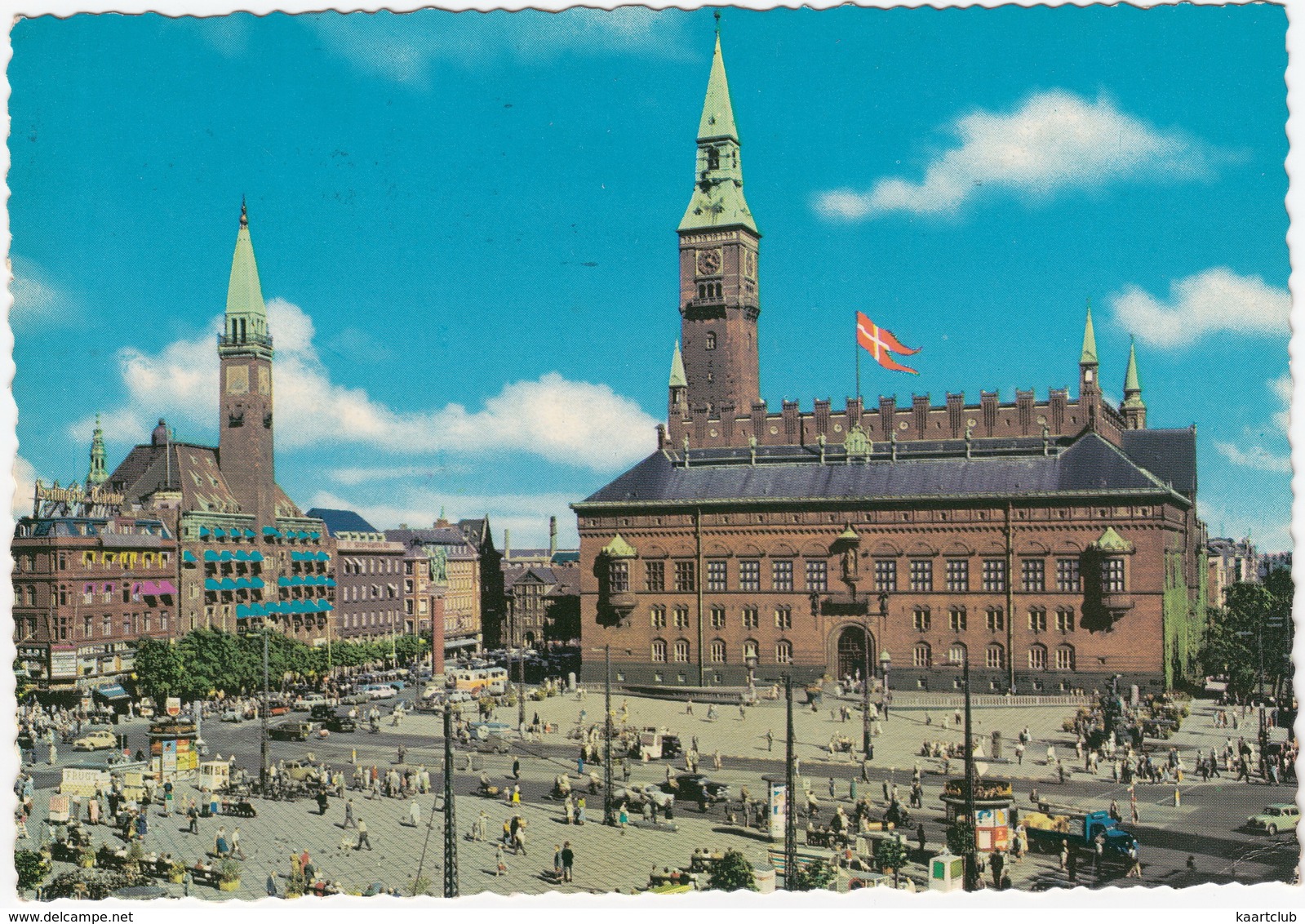 Copenhagen - Radhuspladsen / Town Hall Square  - (1966) - (DK.) - Danemark