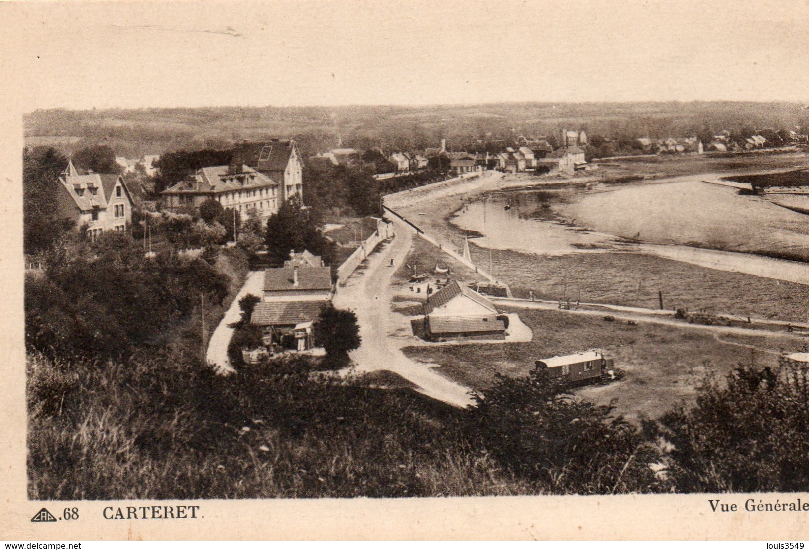 Carteret -    Vue  Générale. - Carteret