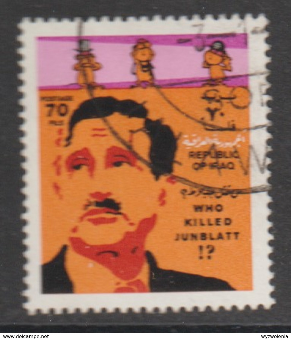 D 1418) IRAK 1977 Mi# 928 O: Who Killed Junblatt? Nichts Sagen Sehen Hören - Irak