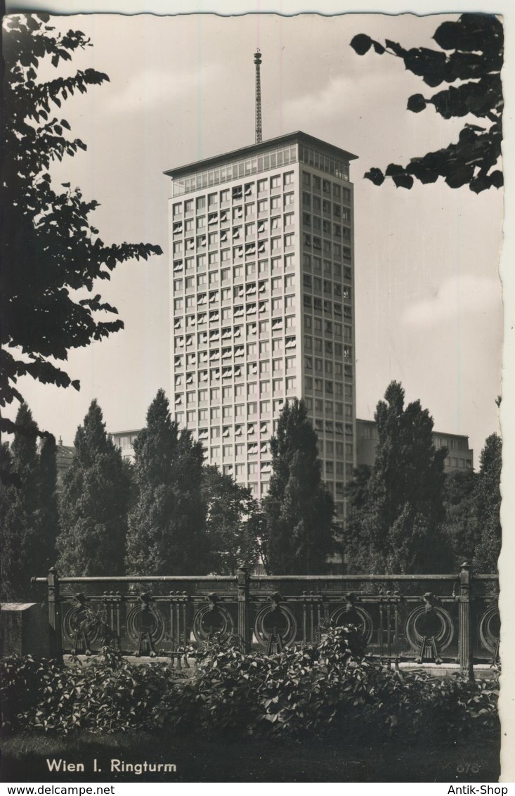 Wien V. 1955  Der Ringturm  (2370) - Ringstrasse