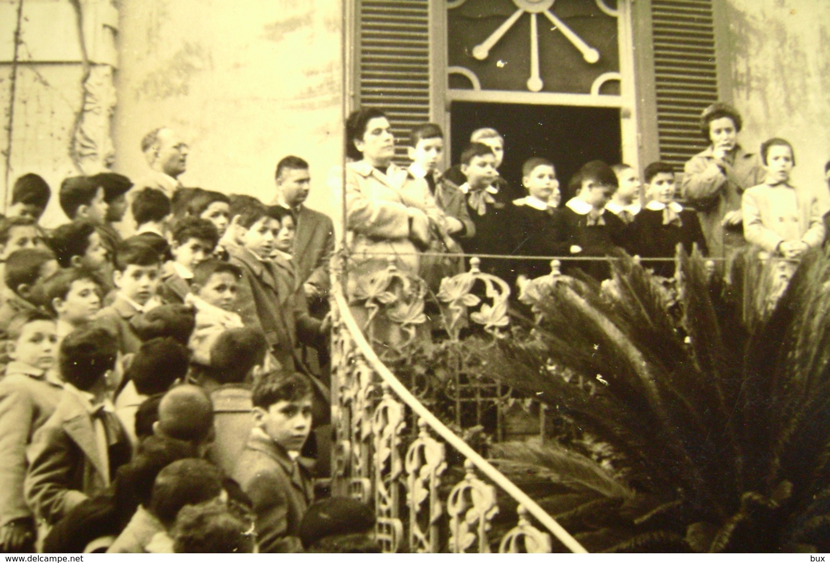 LUOGO DA IDENTIFICARE DA BARI SUL RETRO SIG. MESSINA FOTOCARTOLINA SCOLARI  SCUOLA  NO VG - Scuole