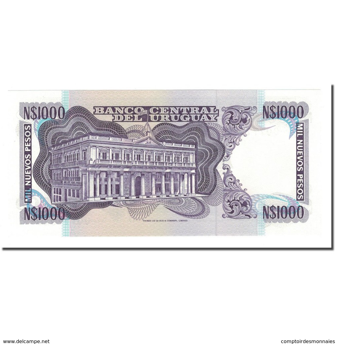 Billet, Uruguay, 1000 Nuevos Pesos, 1991-1992, 1992, KM:64b, NEUF - Uruguay