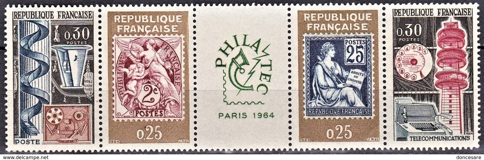 FRANCE 1964 - Y.T. N° 1417A ( 1414 A 1417 ) - NEUFS** - Unused Stamps