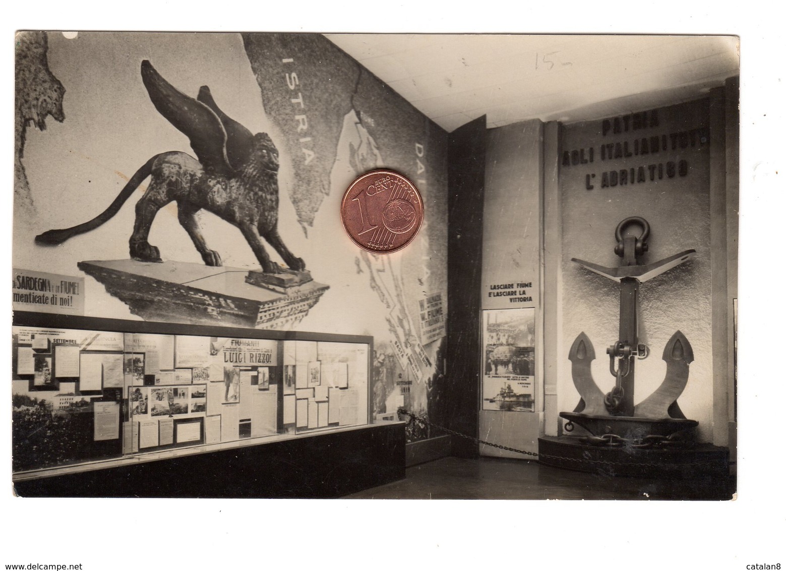 D0158 MOSTRA RIVOLUZIONE FASCISTA ROMA 1933 SALA FIUME - Musei