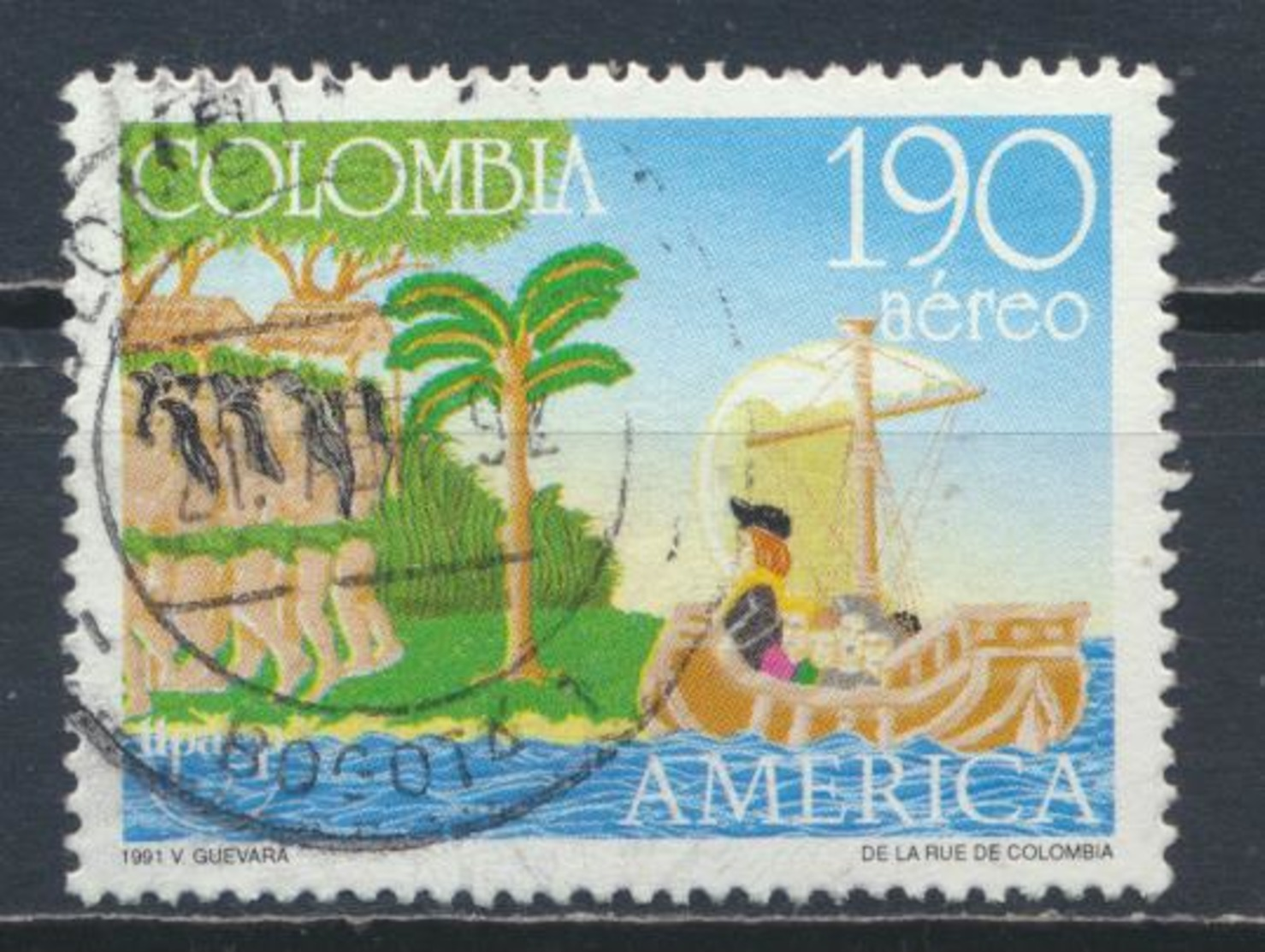°°° COLOMBIA - Y&T N°839 PA - 1991 °°° - Colombia