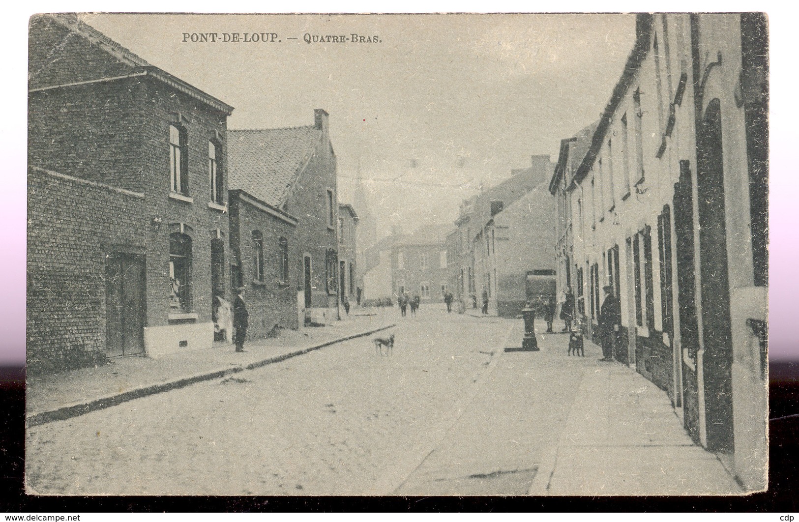 Cpa Pont De Loup 1923 - Aiseau-Presles