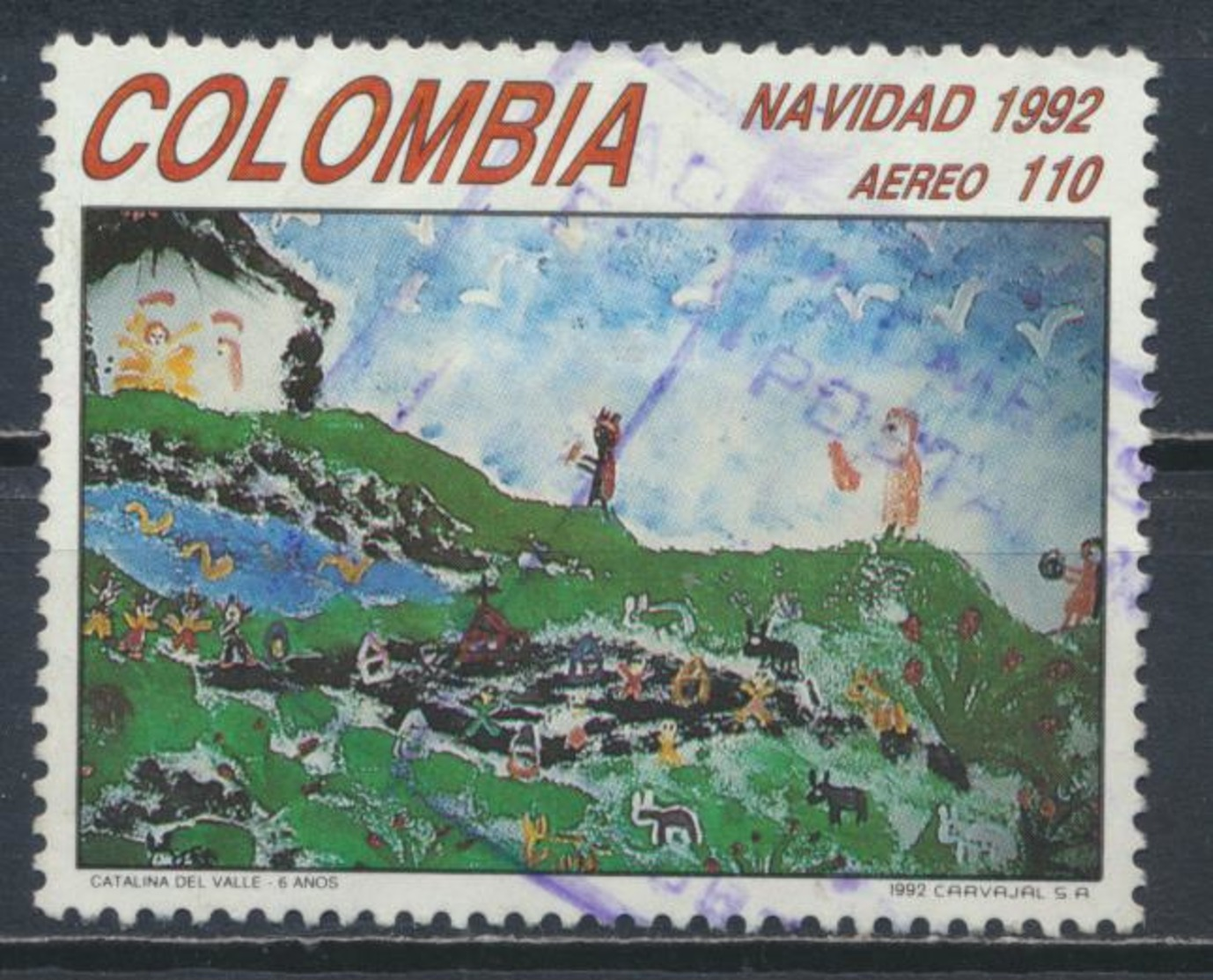 °°° COLOMBIA - Y&T N°860 PA - 1992 °°° - Colombia