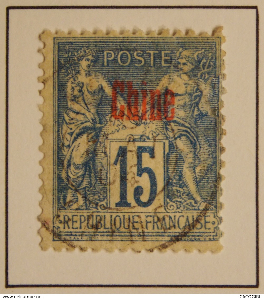 1894 -  CHINE Y&T 6 Type Sage (ex-colonies Et Protectorats) Oblitéré - Oblitérés