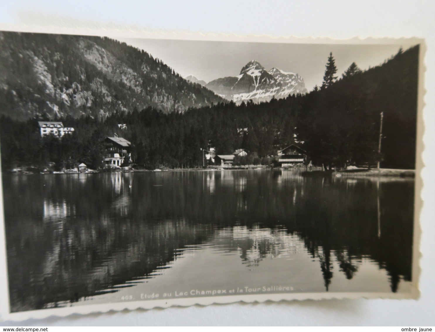 TT - SUISSE - Etude Au Lac CHAMPEX Et La Tour Sallières - ( Valais - Orsières ) - Orsières