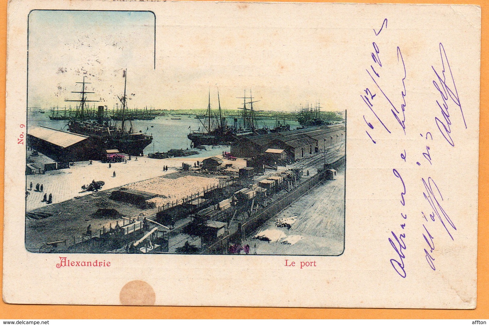 Alexandria Egypt 1902 Postcard - Alexandrie