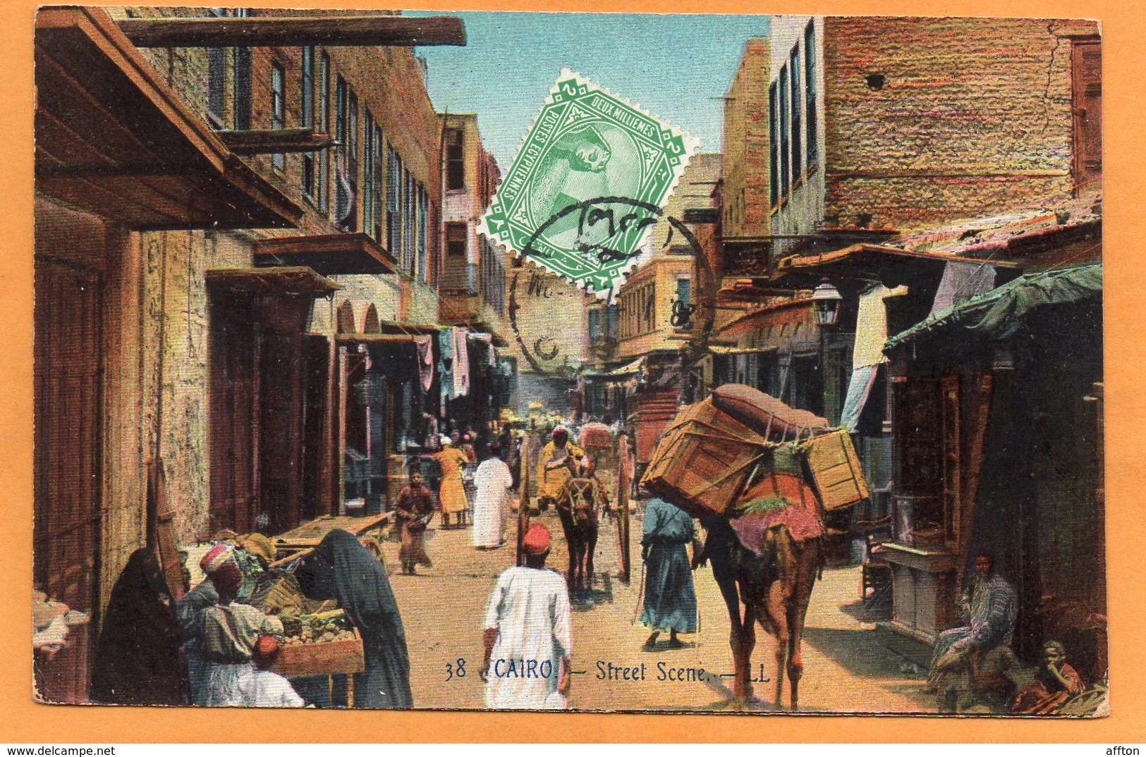 Cairo Egypt 1911 Postcard Mailed - Cairo