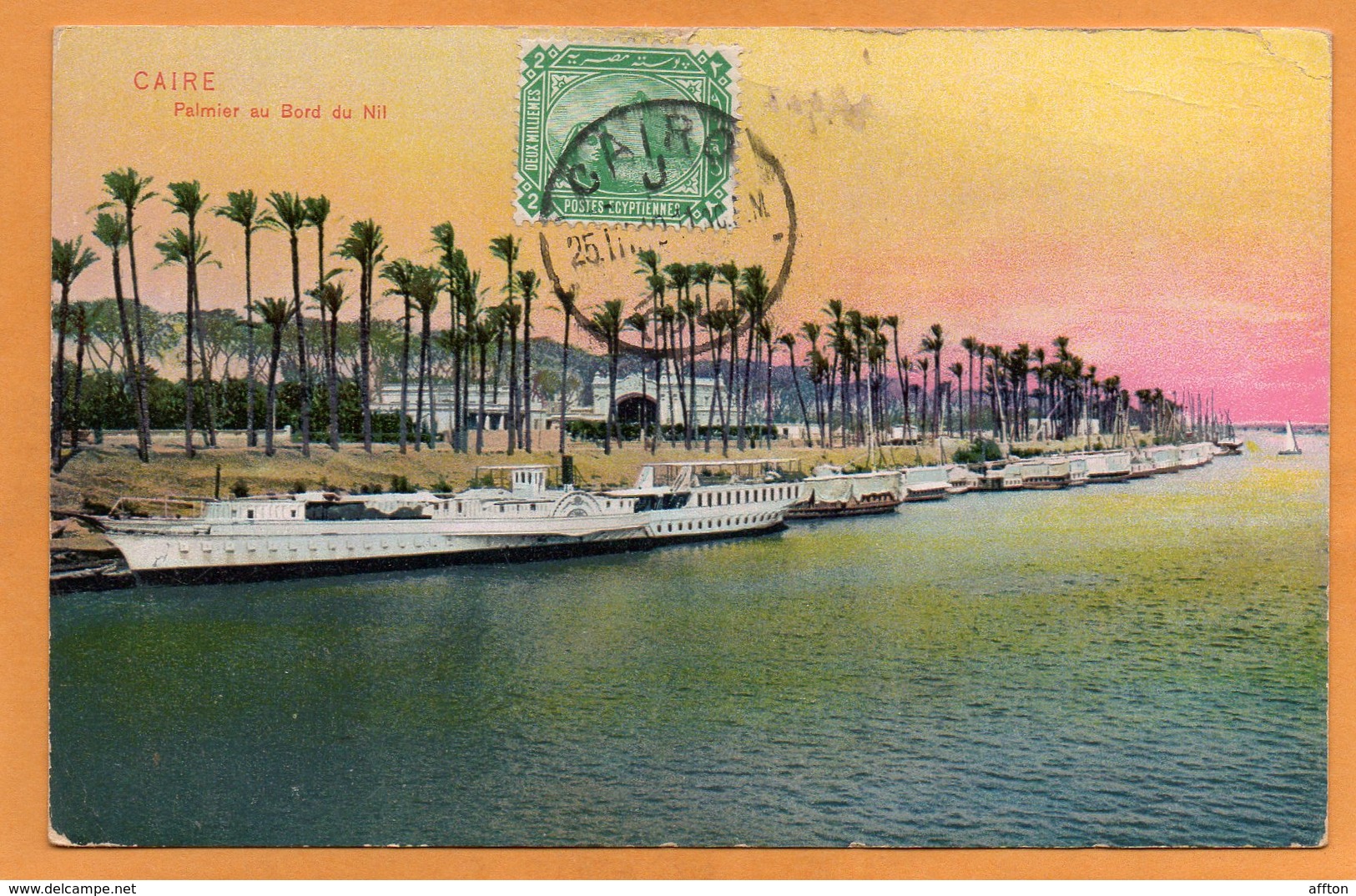 Cairo Egypt 1911 Postcard Mailed - Kairo