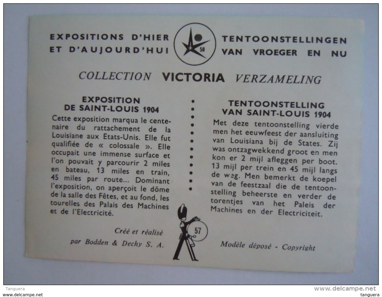 Chromo Victoria Expo 58 Expositions Tentoonstellingen 57 Exposition De Saint-Louis 1904 Tentoonstelling Saint-Louis 1904 - Victoria