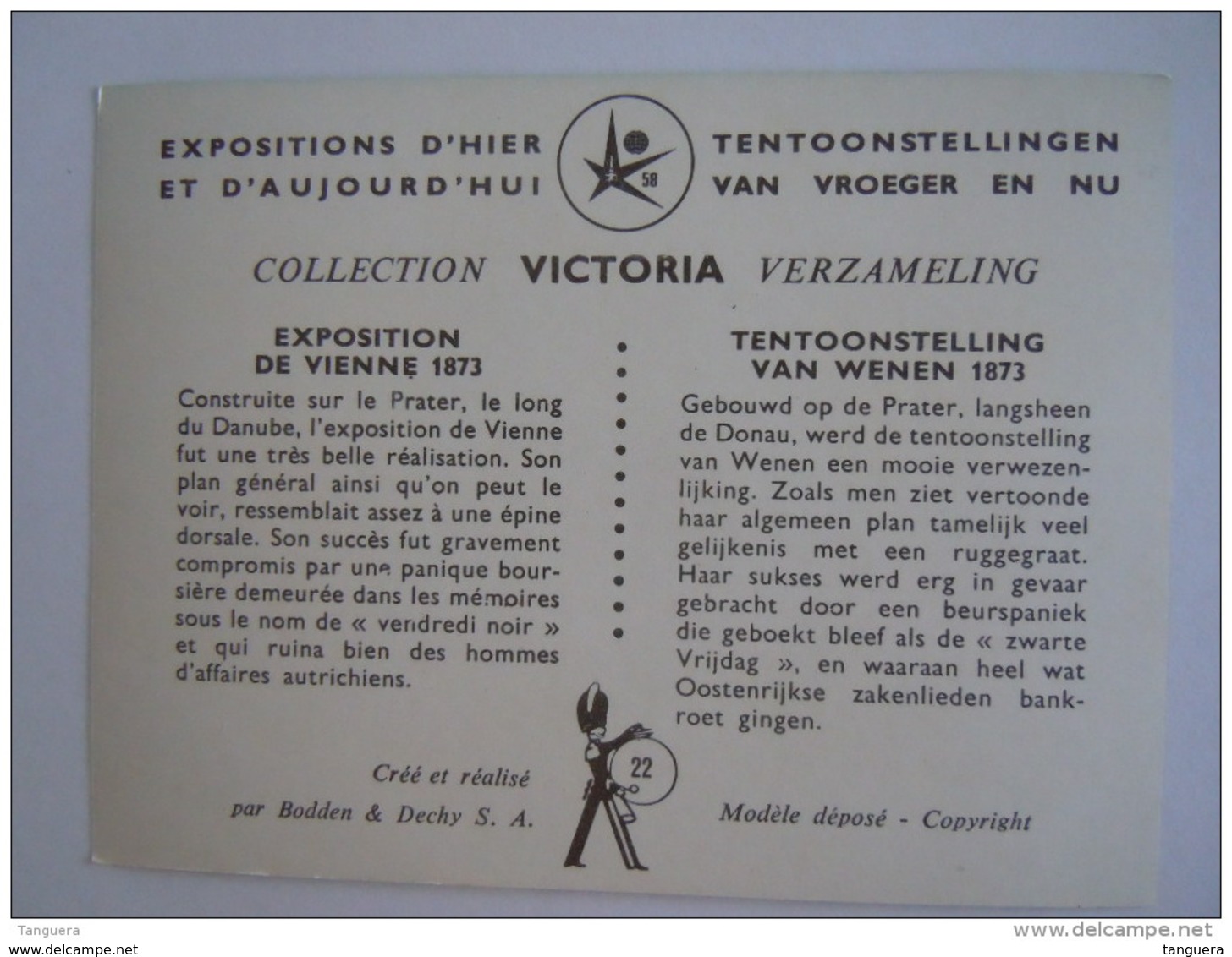 Chromo Victoria Expo 58 Expositions Tentoonstellingen 22 Exposition De Vienne 1873 Tentoonstelling Van Wenen 1873 - Victoria