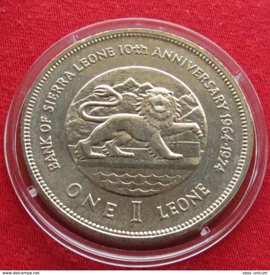 Sierra Leone 1 L 1974 Bank 10 Years - Sierra Leone
