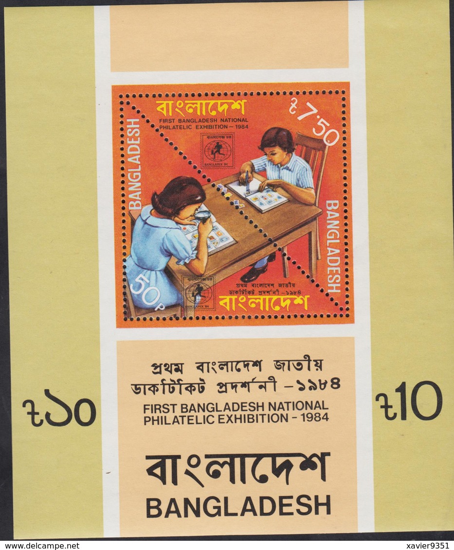 MNH * - BANGLADESH. 1984. BANGLAPEX 84. EXPOSICION FILATELICA NACIONAL YVERT BLOC FEUILLET N°11 - Bangladesh