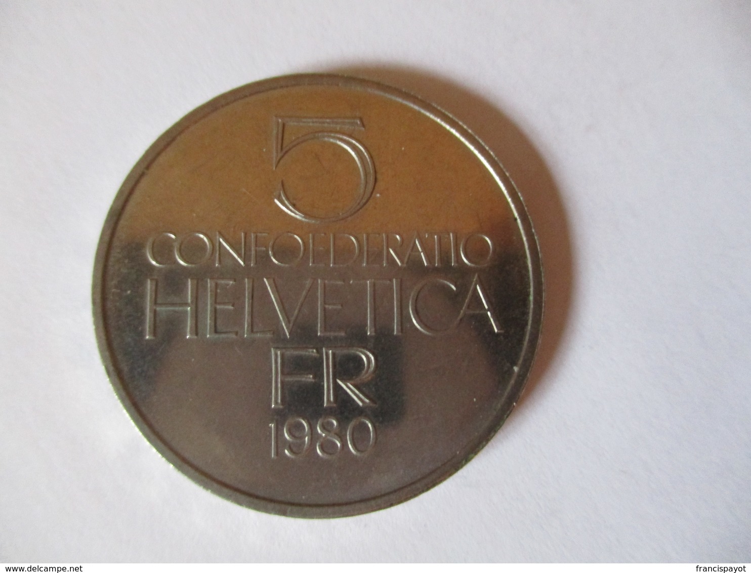 Suisse: 5 Francs 1980 - Pièce Commémorative Ferdinand Hodler - Andere & Zonder Classificatie