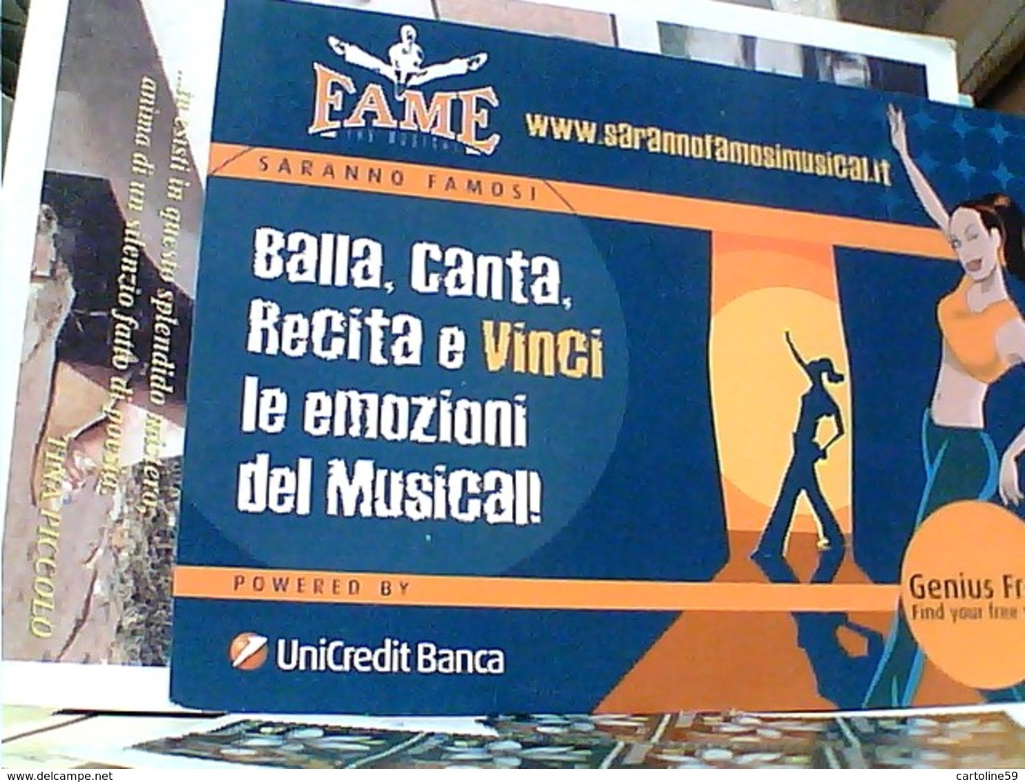 FREECARDS ITALIA - 071 - FAME - Saranno Famosi Musical N2000 GW5383 - Danza