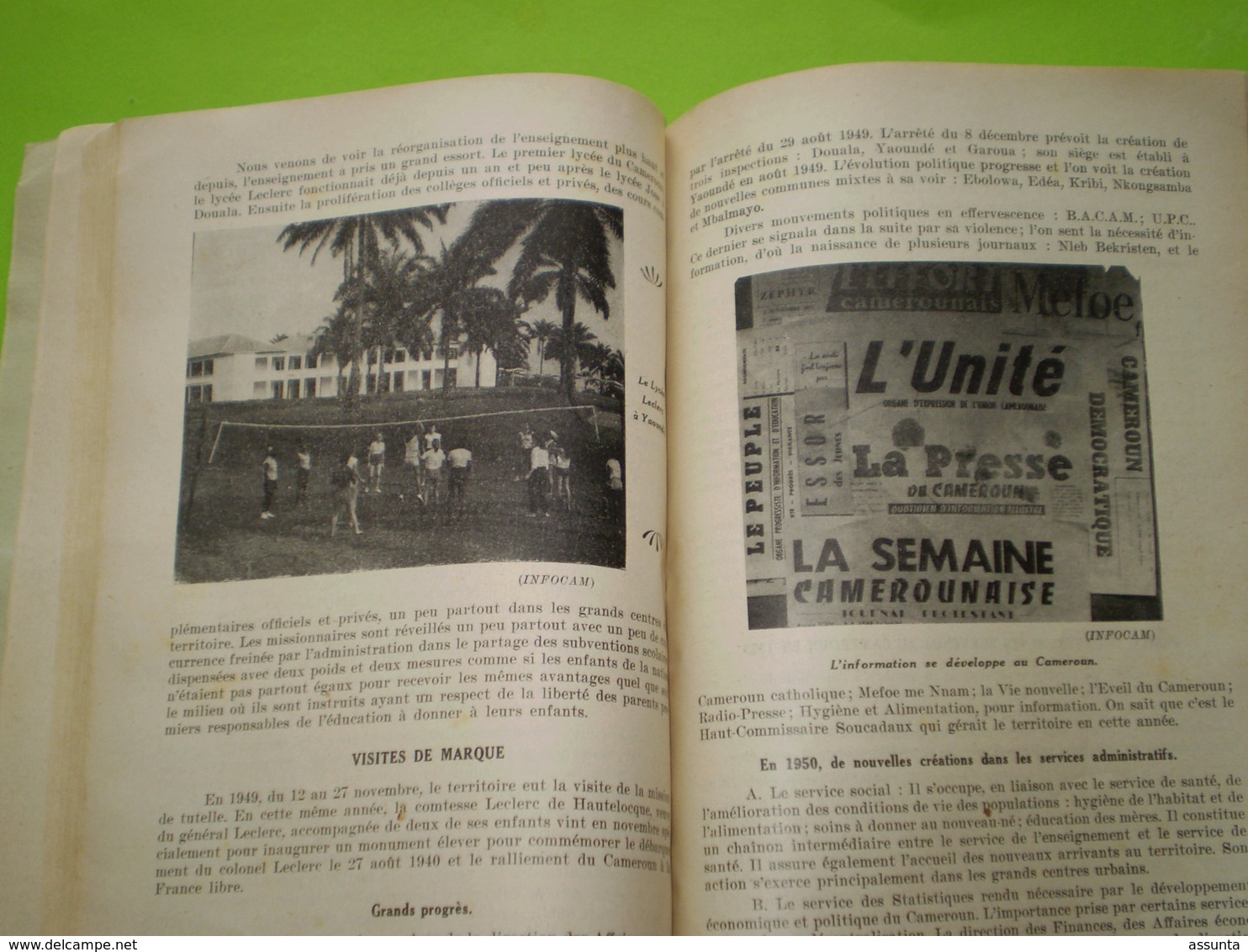 Contribution à L'histoire Du Cameroun De 450 Avant JC à Nos Jours De Thomas Ketchoua. Photos,carte , 5 Scans - History