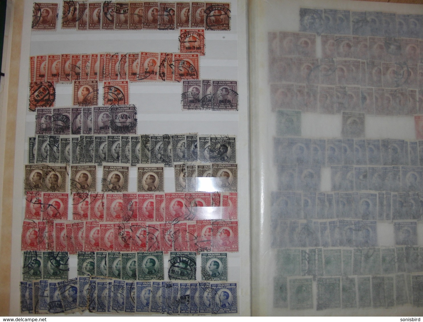 Kingdom Of Yugoslavia. Stock Stamped Postage Stamps. - Collections (en Albums)