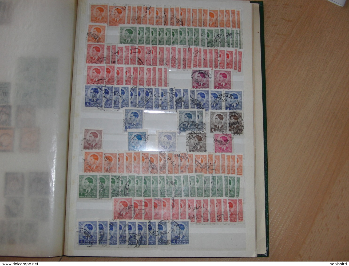 Kingdom of Yugoslavia. Stock stamped postage stamps.