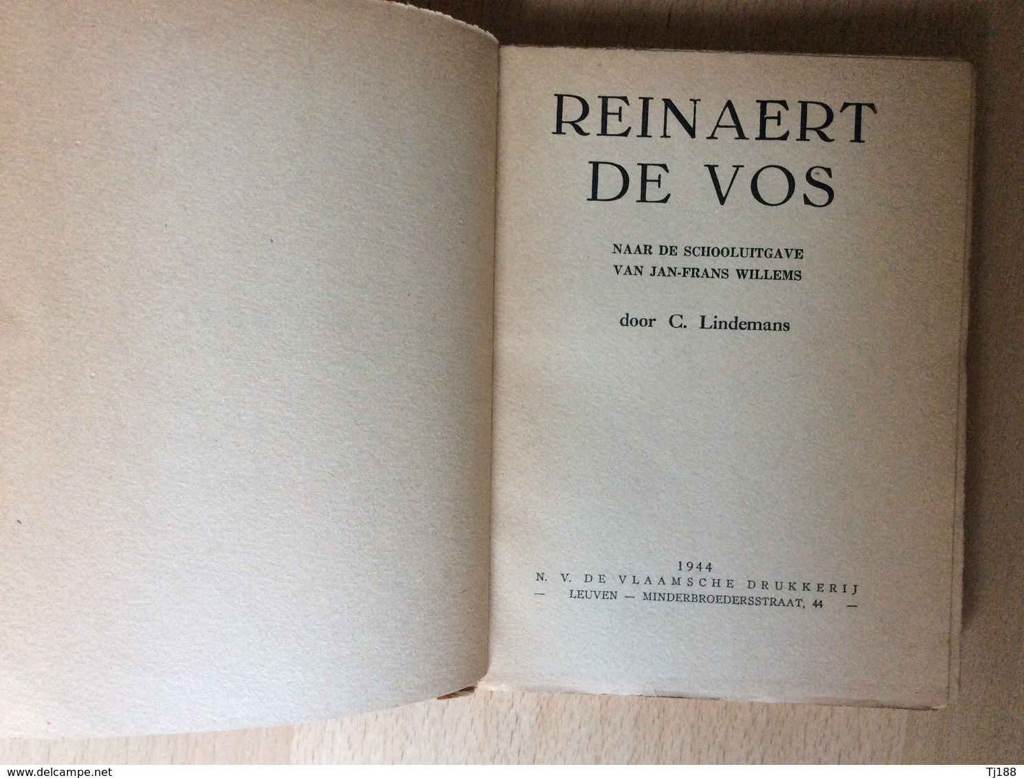 Reinaert De Vos 1944 - Littérature