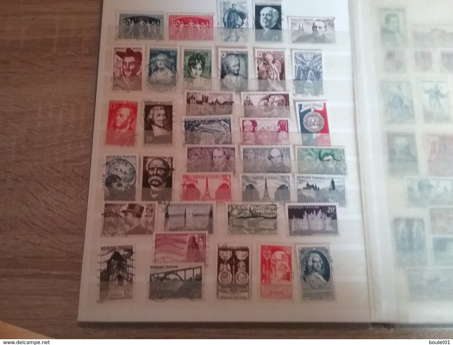 1album de timbres de France oblitèrrés de 1850 à 1960 départ à 1 euro (forte cote)