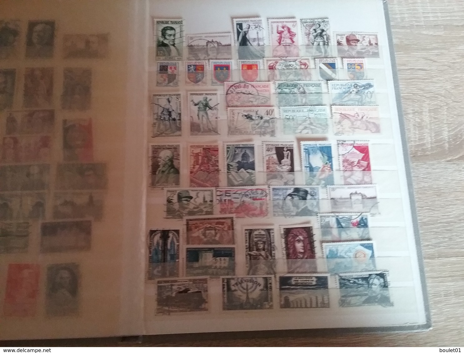 1album de timbres de France oblitèrrés de 1850 à 1960 départ à 1 euro (forte cote)