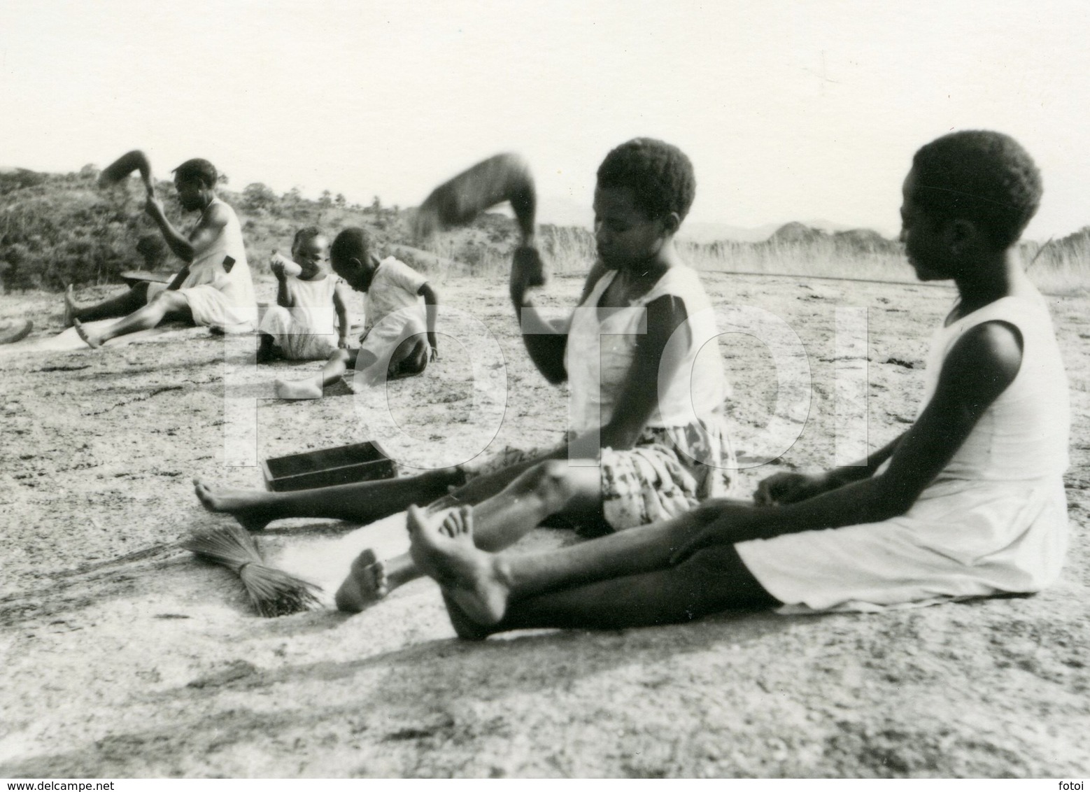 1962 REAL AMATEUR PHOTO FOTO FEMME WOMEN GABELA ANGOLA AFRICA AFRIQUE - Afrique