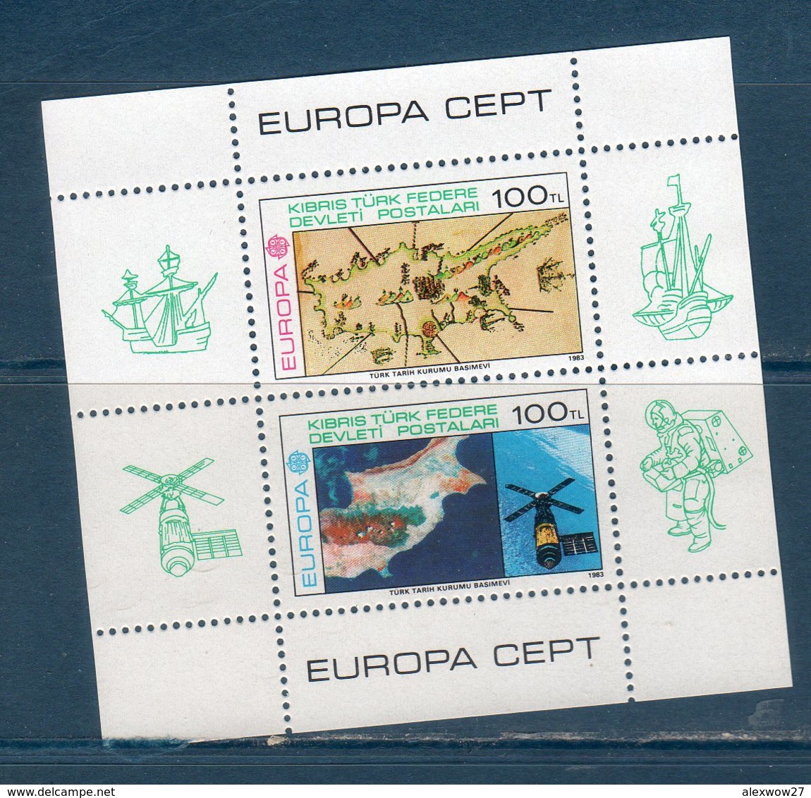 CIPRO Amministrazione Turca  1983 - EUROPA CEPT BF4 - **MNH /VF - 1983