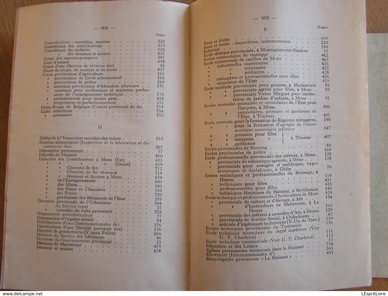 ALMANACH DE LA PROVINCE DU HAINAUT POUR L' ANNEE 1962 Présenté à Monsieur Emile Cornez Gouverneur Régionalisme Industrie - België