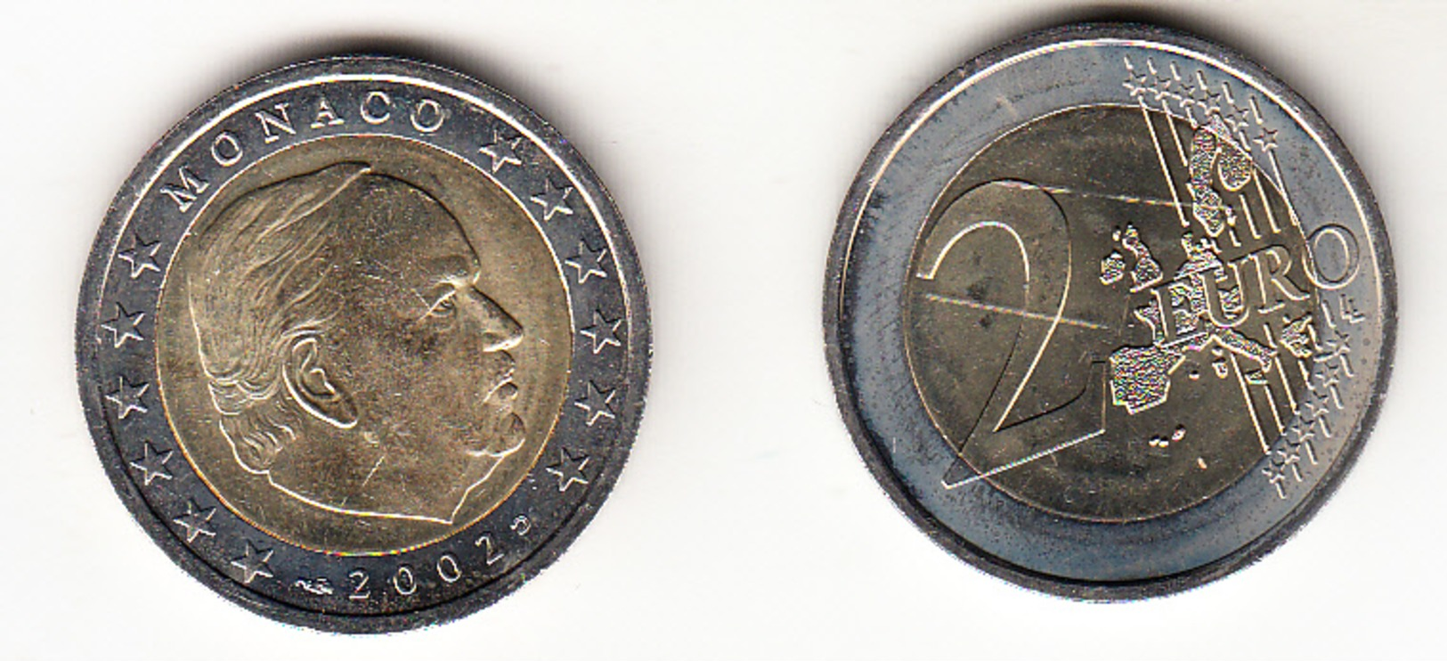 MONACO  2002 PRINCIPE RAINIERO  2 EUROS  . NUEVA SIN CIRCULAR.CN4376 - Mónaco